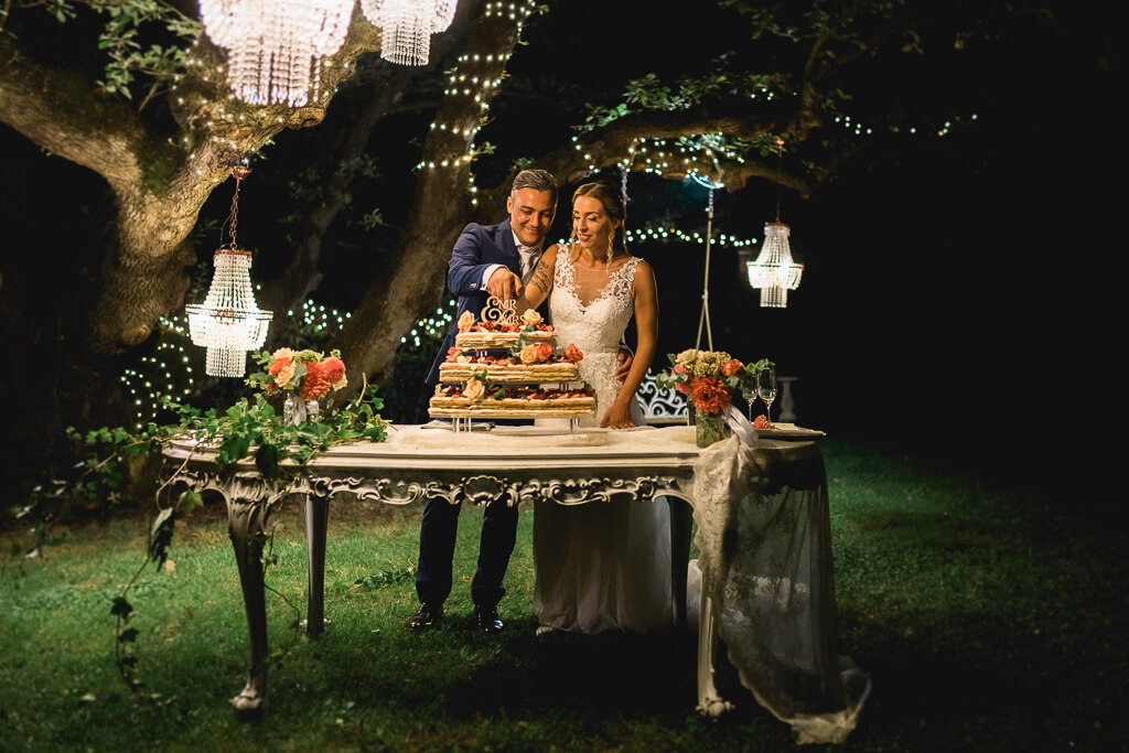 taglio torta matrimonio a tenuta agrivillage