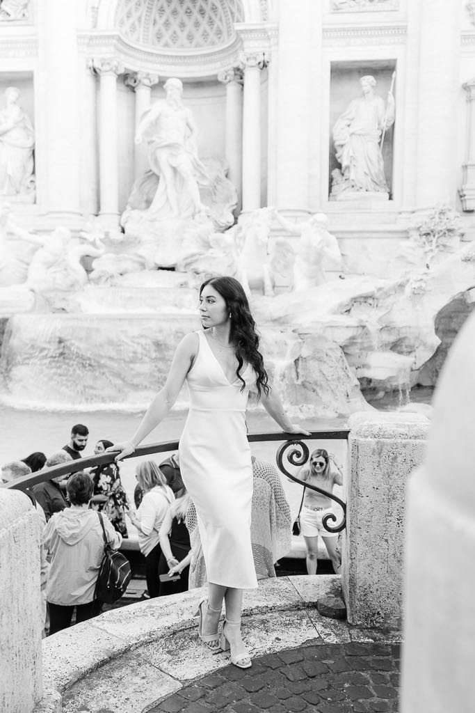 photoshoot in Fontana di Trevi